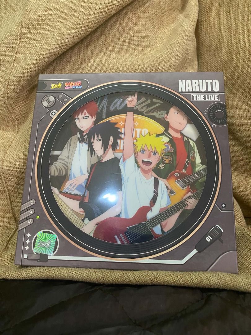 Naruto The Live Acrylic Stand / Record Player Box Set (Category: CDs & DVDs) located in Angeles City. Submitted by rickki_t (Listing ID 1467571734, Image 1). Description: - Official Naruto The Live special edition box set - Unique artwork of Naruto, Sasuke, Gaara, and Shikamaru in a band setup (vinyl record player style) - Includes official production logos - Clean packaging and safely stored away - Must-have for anime fans and collectors - Meetu