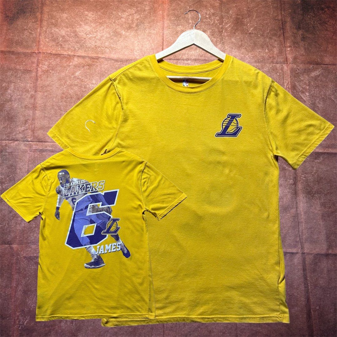 NBA LAKERS “LEBRON LA GRAPHIC TEE” (Category: Activewear) located in Dasmarinas. Submitted by 2slickdeals_ (Listing ID 1467409746, Image 1). Description: SIZE MEDIUM 20 WIDTH 29 LENGTH VERY GOOD CONDITION ISSUE: 2 PIN HOLES, MINOR LINT COLOR RATE: 9.5 / 10 J&T / LALAMOVE / MEET UPS!.