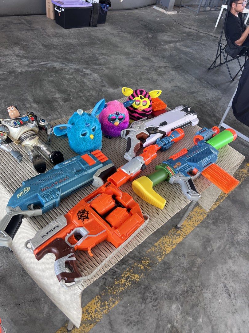 Nerf (Category: Action & Battle Toys) located in Muar. Submitted by luqmanloki (Listing ID 1467405407, Image 3). Description: pm for details .