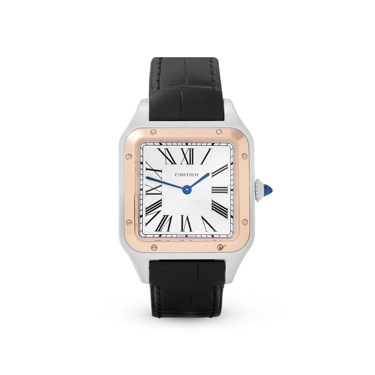 New April 2026 Cartier Santos-Dumont Large W2SA0037 Silver, Luxury ...