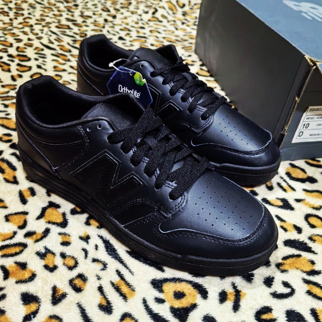 NEW BALANCE 480 FULL BLACK (Category: Sneakers) located in Quezon City. Submitted by hatebreeders (Listing ID 1467528374, Image 2). Description: NEW BALANCE 480 FULL BLACK ✅ ₱2800 🔥🔥🔥🔥 ❌ ₱5500 ON HAND WAY BELOW SRP US 10 MENS UK 9.5 28 CM BRAND NEW 2022 MODEL CLEAN PAIR NO HIDDEN ISSUE 100% ORIGINAL AUTHENTIC LEGIT WITH ORIGINAL SHOE BOX FOR PICK UP ONLY OR MEET UPS NEARBY BAGBAG NOVALICHES QC LOCATION LALAMOVE ON BUYER 📩📩📩📩.