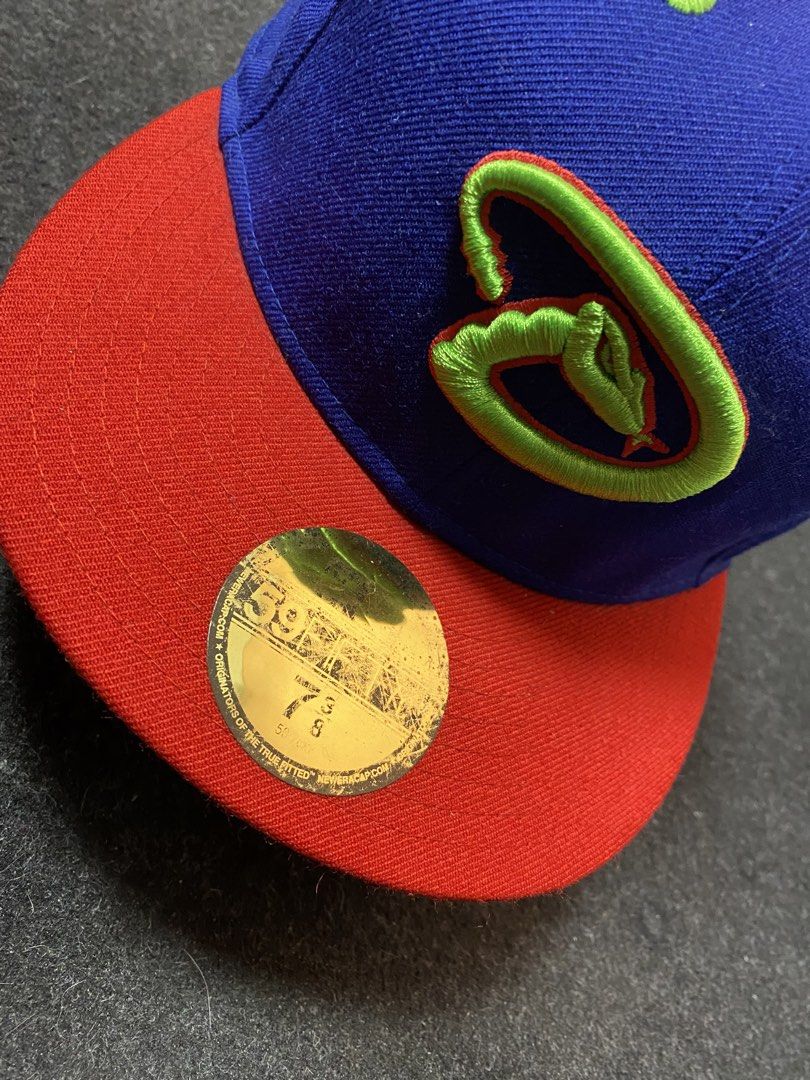 NEW ERA 59FIFTY HAT- DBACKS (Category: Caps & Hats) located in Quezon City. Submitted by loloyz123 (Listing ID 1467391793, Image 2). Description: NEW ERA 59FIFTY HAT- DBACKS Condition: Very good Color rate: 9.8/10 Color: Blue/Red .