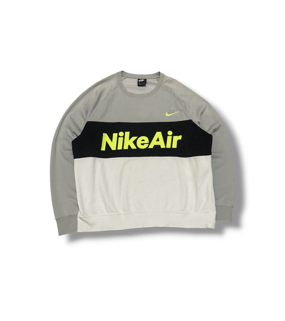 Nike Air Embroid Sweater Jacket (Category: Coats, Jackets and Outerwear) located in Bulacan. Submitted by sanjisthrift (Listing ID 1467506477, Image 1). Description: Size Medium Width 21 Length 27 Good Condition 9/10 Stains.