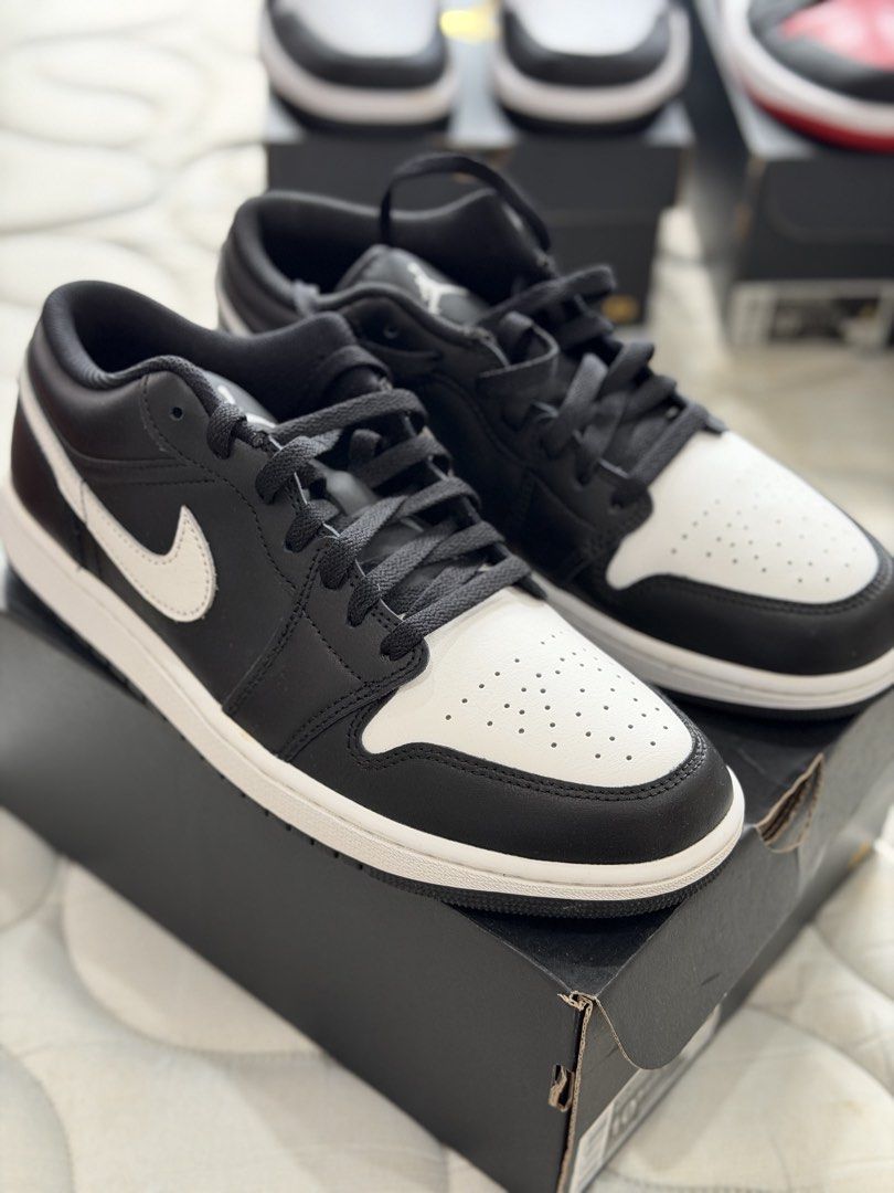Nike Air Jordan 1 Low Assorted Colors (Category: Sneakers) located in Antipolo. Submitted by dane.dane1 (Listing ID 1467412752, Image 3). Description: - Nike Air Jordan 1 Low Sneakers (4 pairs available) - Condition: Clean soles and crisp uppers on every pair - Packaging: Includes original black Nike boxes - Available Colorways: * Black/Summit White * White/Black Green Glow * White/Blue Grey-Black-Sail * White/Black - Dark Pony 100% Original / Au