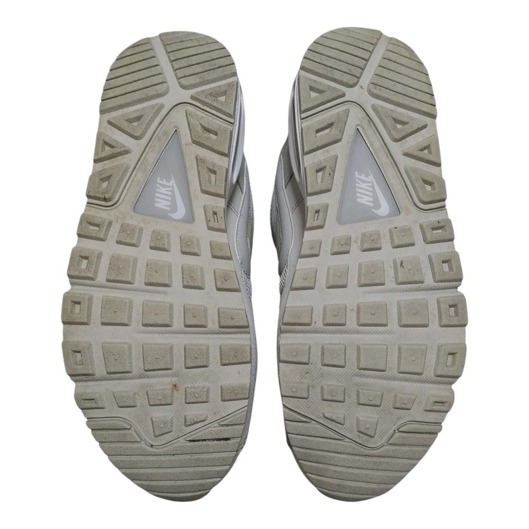 Nike Air Max Command Light Grey Sneakers (Category: Sneakers) located in Baliuag. Submitted by Bacon (Listing ID 1467387687, Image 2). Description: - Brand/Model: Nike Air Max Command - Colorway: Neutral Grey and White - Size: US 7.5 / UK 5 / EUR 38.5 (24.5 cm) - Materials: Mesh upper with durable leather overlays - Features: Visible Air unit in the heel for cushioning, signature waffle rubber outsole - Condition: Light dirt on soles. Used a few 