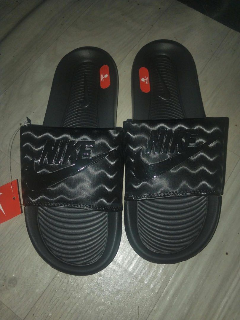 Nike Benassi Slides (Category: Slippers & Slides) located in Manila. Submitted by vast.althea_08 (Listing ID 1467478121, Image 2). Description: Nike Benassi Slides For Sale‼️ PHP 280 EACH Colors Available w/ Size • Green | Size 8 & 10 •Grey | Size 11 •White | Size 8 •Black | Size 11 📍 Location: Quezon City 📌 SF is not included in the selling price. 📦 Shipping fee will be shouldered by the buyer..
