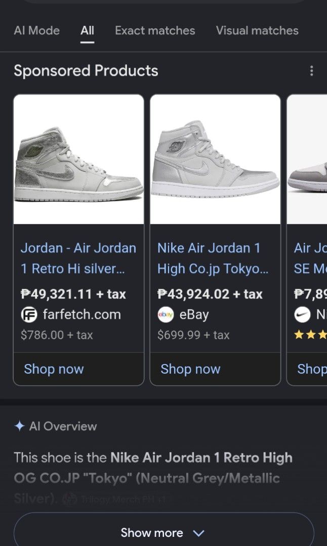 NIKE JORDAN SNEAKER SIZE 9.5 MEN (Category: Sneakers) located in General Mariano Alvarez. Submitted by adonid (Listing ID 1467433622, Image 2). Description: GOOD CONDITION NIKE JORDAN HIGH NORMAL SIGN IF USAGE ONLY.