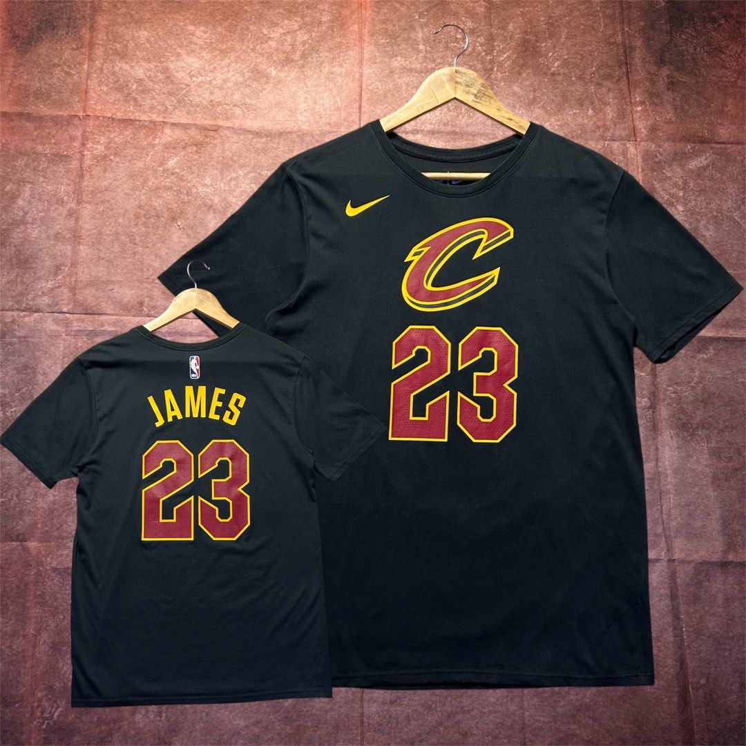 NIKE LBJ CAVS JERSEY TEE (Category: Activewear) located in Dasmarinas. Submitted by 2slickdeals_ (Listing ID 1467409345, Image 1). Description: SIZE MEDIUM YOUTH 18 WIDTH 27 LENGTH VERY GOOD CONDITION NO ISSUE. COLOR RATE: 9.5 / 10 J&T / LALAMOVE / MEET UPS!.