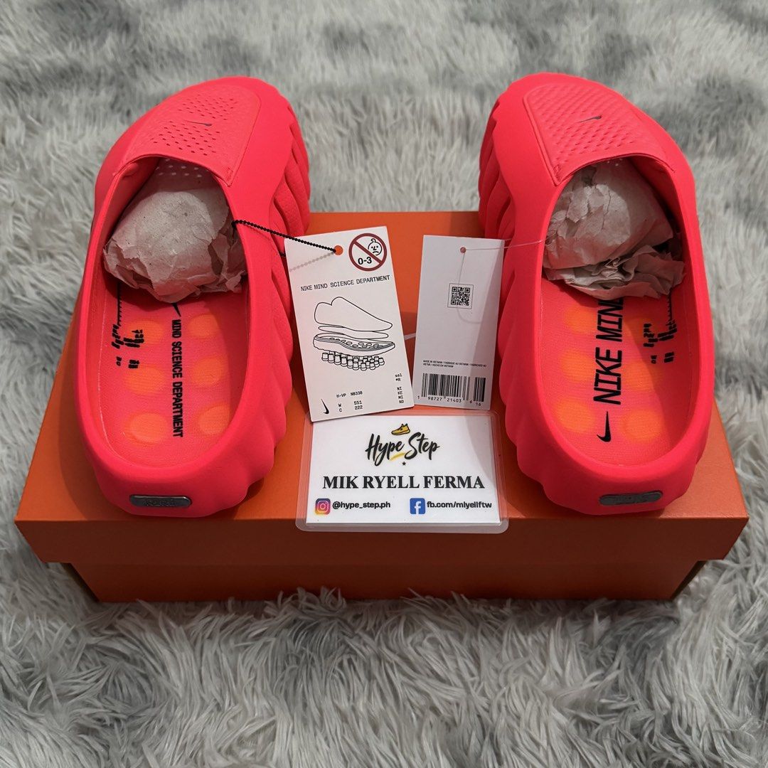 Nike Mind 001 'Solar Red' (Category: Sneakers) located in Cavite. Submitted by hype_step.ph (Listing ID 1467374030, Image 3). Description: Mind 001 ‘Solar Red’ Size 9M / 10W Brand New ₱6,495 only 📍 CAVITE 📦 LBC / Lalamove.