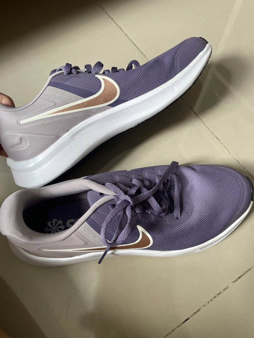 nike purple star runner running shoes (Category: Sneakers) located in Quezon City. Submitted by leocurations (Listing ID 1467399095, Image 1). Description: .