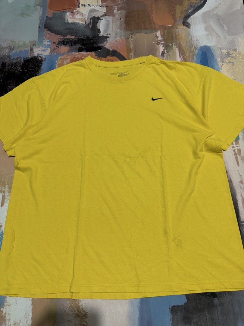 Nike side swoosh tshirt (Category: Tshirts & Polo Shirts ) located in Las Pinas. Submitted by thrftmnl. (Listing ID 1467425975, Image 1). Description: Nike side swoosh tshirt Size: XL Width: 25 Length: 28.5 Issue: removable stain.