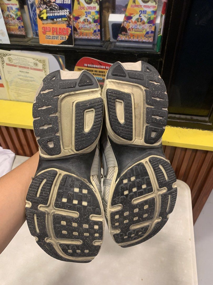 Nike V2K Run Metallic Silver Light Orewood Brown (Category: Sneakers) located in Molave. Submitted by mattjalamanadoromal323 (Listing ID 1467522026, Image 3). Description: - Model: Nike V2K Run - Colorway: Metallic Silver and Light Orewood Brown - Style: Chunky retro runner with black and white accents - Materials: Mesh and synthetic overlays - Condition: Pre-loved with dirt residue on the soles - Perfect for everyday streetwear and Y2K aesthetic