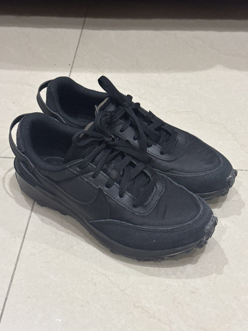Nike Waffle One Black Sneakers (Category: Sneakers) located in Paranaque City. Submitted by boogeycc (Listing ID 1467521388, Image 1). Description: US 8M USED 3-5X NO BOX.