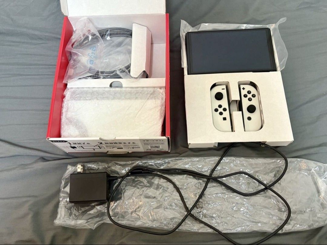 Nintendo Switch Oled (Category: Nintendo) located in Rizal. Submitted by kingcrsll90 (Listing ID 1467369035, Image 1). Description: Rush - Nintendo Switch OLED (White Edition) - Condition: Excellent, barely used and well-kept - Inclusions: Complete in box with console, white Joy-Cons, dock, AC adapter, and cables - Features: Vibrant 7-inch OLED screen, wide adjustable stand, and enhanced audio - Shipping only available -No COD -No COP -Ignoring l