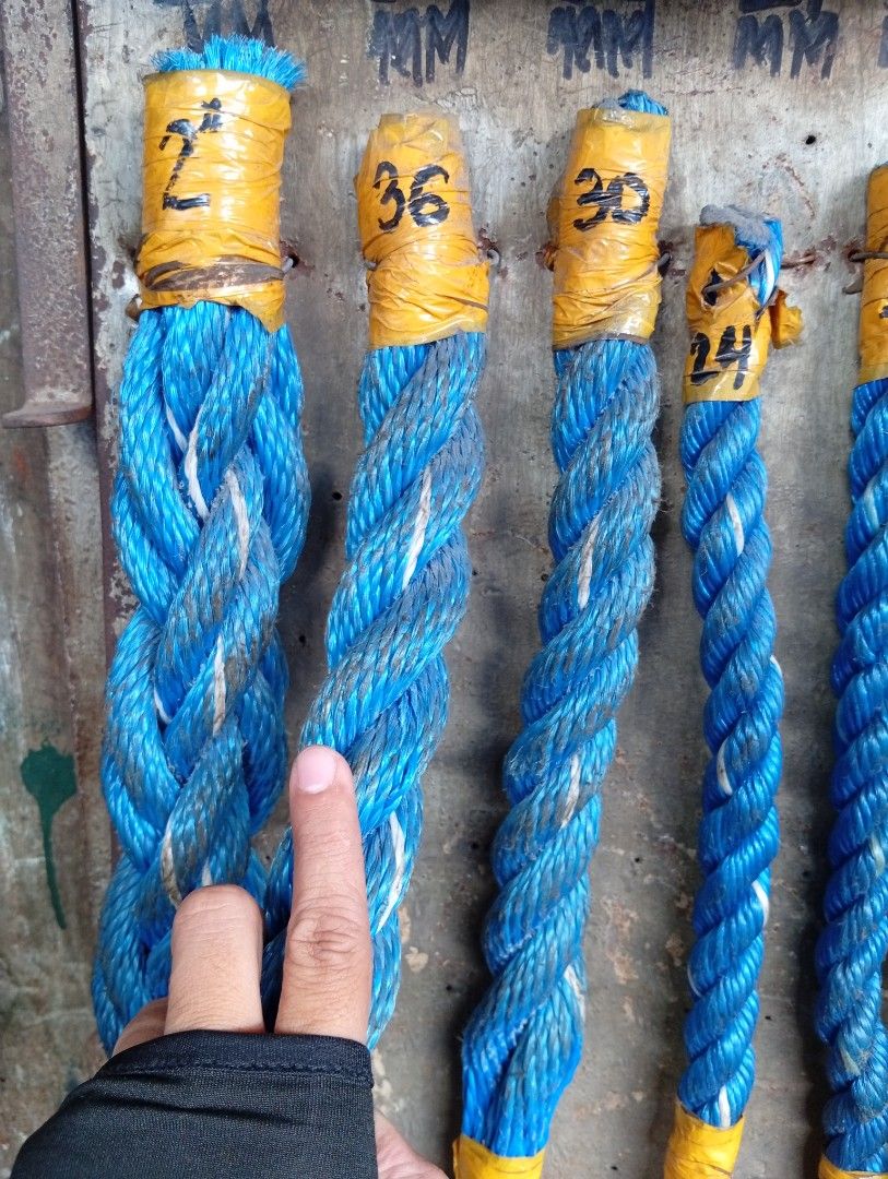 Nylon ropes (Category: Construction & Building Materials) located in Antipolo. Submitted by salonn_rommel (Listing ID 1467583660, Image 2). Description: nylon ropes all sizes are available 12,14 16,18,20,24mm.