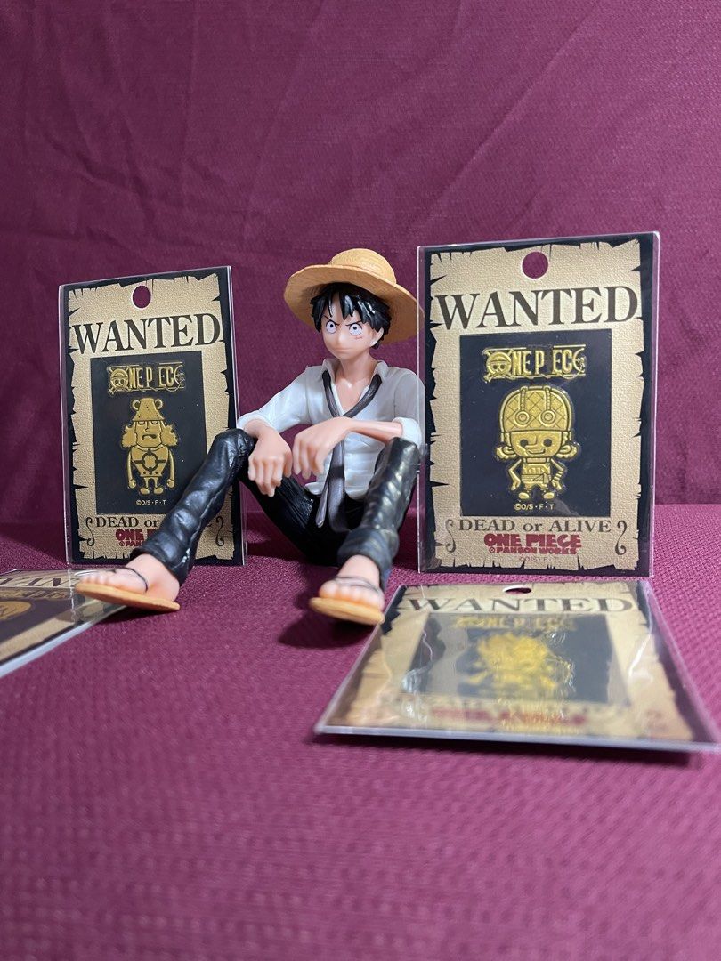 One Piece x Panson Works Wanted stickers (Category: Vintage Collectibles) located in Manila. Submitted by dstrangerthings (Listing ID 1467558458, Image 1). Description: -One Piece by Eiichiro Oda with Panson Works art styling ✅priced per 1(one) sticker ❎Luffy fig not included - Brand new and still sealed in original protective plastic sleeves - Perfect collectible set for One Piece fans and anime lovers .