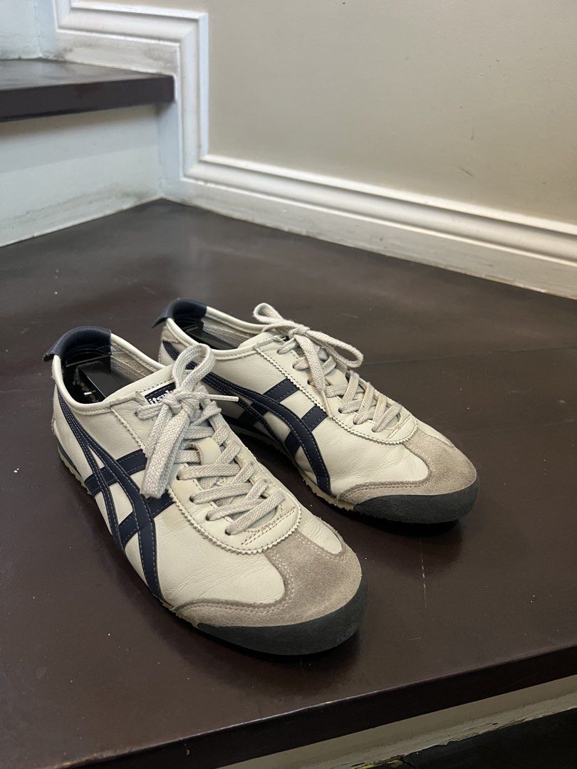 Onitsuka Tiger Mexico 66 Birch Peacoat (Category: Sneakers) located in Quezon City. Submitted by rlagman03 (Listing ID 1467598917, Image 1). Description: Size 8 MENS No box RFS : Decluttering .