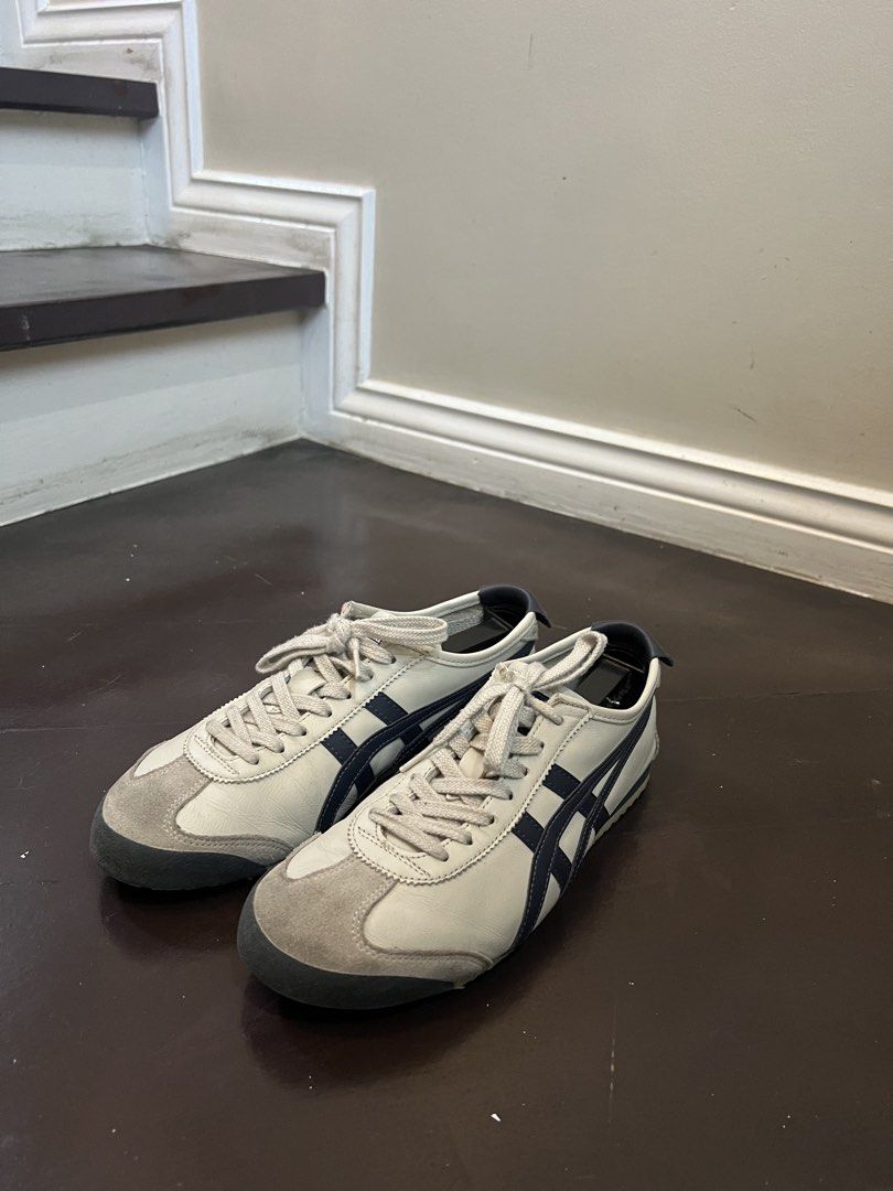 Onitsuka Tiger Mexico 66 Birch Peacoat (Category: Sneakers) located in Quezon City. Submitted by rlagman03 (Listing ID 1467598917, Image 2). Description: Size 8 MENS No box RFS : Decluttering .