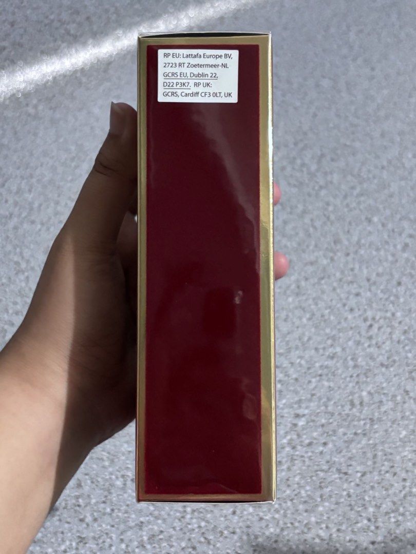 Original Ameerat Al Arab Perfume (Category: Fragrance & Deodorants) located in Manila. Submitted by capableturtle_25 (Listing ID 1467479046, Image 2). Description: ‼️FOR SALE‼️ Ameerat Al Arab parfum✨ ₱1,500 per bottle 💯% BRAND NEW & ORIGINAL. QR code at the back is scannable to check for authenticity 😉 What does if smell like for me lang ha and also an HONEST review from someone who's a first timer for this scent ☺️ A bit of mint, cardamom, ba
