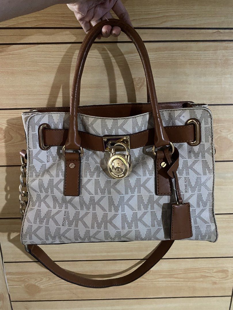 Original MK Hamilton Satchel (Category: Luxury Bags & Wallets) located in Cebu City. Submitted by itsmerot0336881 (Listing ID 1467417479, Image 1). Description: Original with munor flaws barely noticeable.