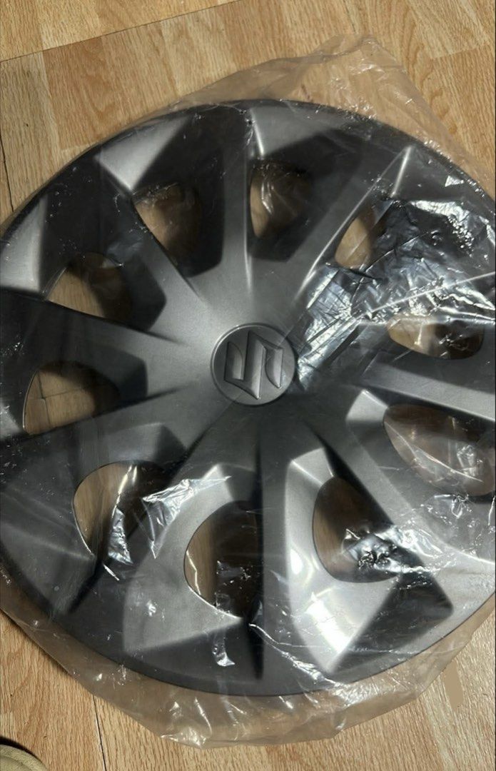 Original Suzuki Hubcaps 14 Inches (Category: Mags and Tires) located in Makati City. Submitted by thedoggonegirl (Listing ID 1467472531, Image 1). Description: Four (4) hubcaps from the casa. Driven the car for 10 KM only, then we replaced it immediately with a new hubcap. No flaws. Meetup location: Circuit Makati, BGC, Glorietta. Price is still negotiable. Can be delivered through Grab and Lalamove. Buyer will shoulder the delivery fee..