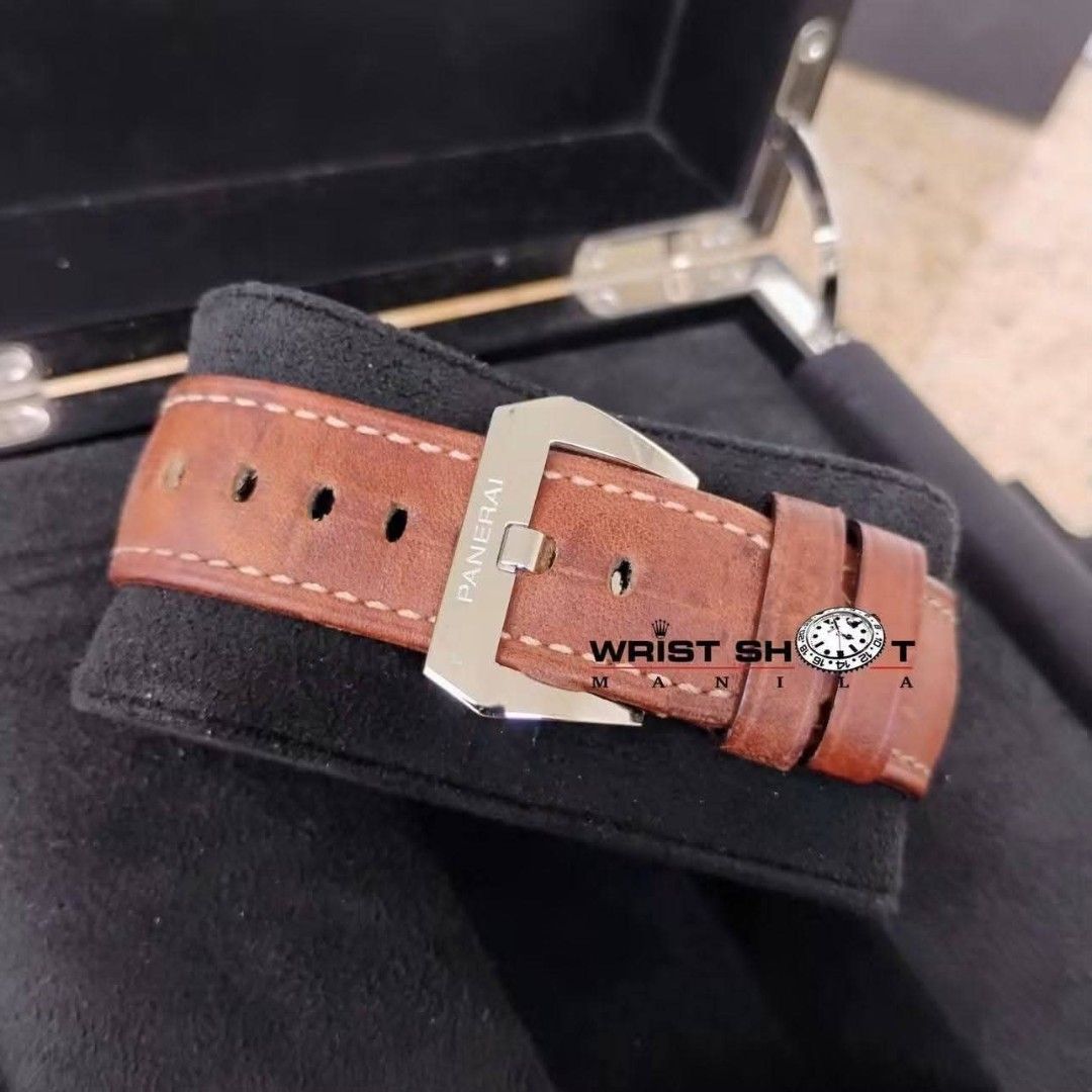 Panerai Radiomir (Category: Everything Else Others) located in Quezon City. Submitted by wristshotmanila (Listing ID 1467380523, Image 3). Description: Panerai Radiomir 185,880 pesos Reference: PAM00753 Complete set Stainless steel Arabic dial Year: 2019 Rating: 9/10 Foreign AD Case: 45mm Crystal: Sapphire Movement: manual wind Bracelet: calf skin Buckle: stainless steel IG: @wrist_shot_manila TikTok: @wristshotmanila #wristshotmanila #panerai #p