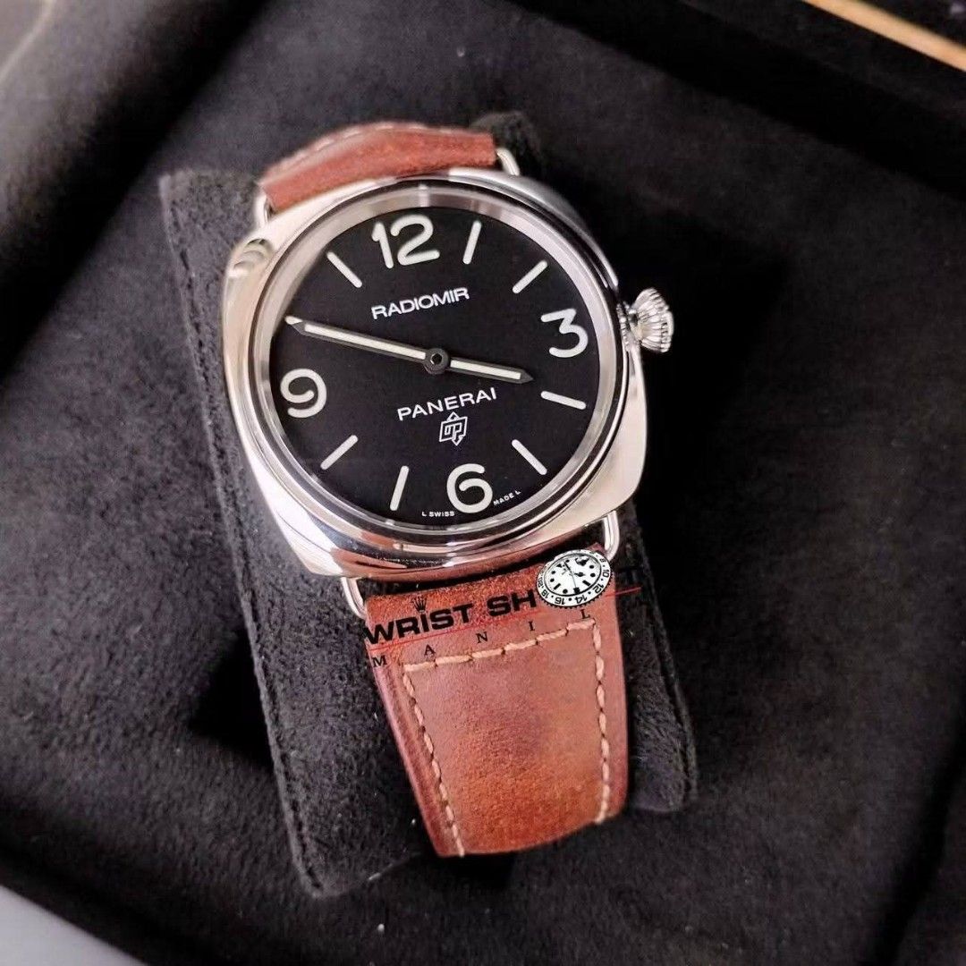 Panerai Radiomir (Category: Everything Else Others) located in Quezon City. Submitted by wristshotmanila (Listing ID 1467380523, Image 1). Description: Panerai Radiomir 185,880 pesos Reference: PAM00753 Complete set Stainless steel Arabic dial Year: 2019 Rating: 9/10 Foreign AD Case: 45mm Crystal: Sapphire Movement: manual wind Bracelet: calf skin Buckle: stainless steel IG: @wrist_shot_manila TikTok: @wristshotmanila #wristshotmanila #panerai #p