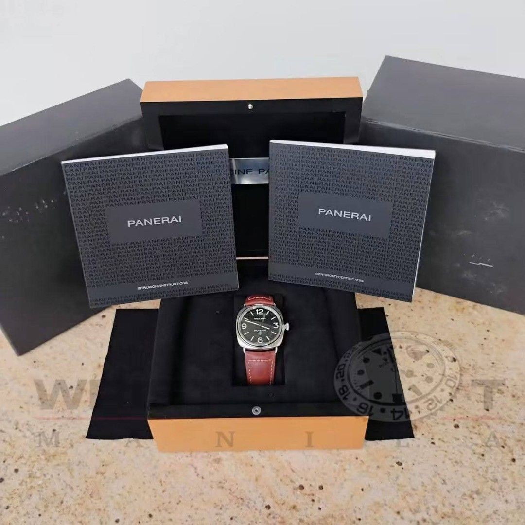Panerai Radiomir (Category: Everything Else Others) located in Quezon City. Submitted by wristshotmanila (Listing ID 1467380523, Image 2). Description: Panerai Radiomir 185,880 pesos Reference: PAM00753 Complete set Stainless steel Arabic dial Year: 2019 Rating: 9/10 Foreign AD Case: 45mm Crystal: Sapphire Movement: manual wind Bracelet: calf skin Buckle: stainless steel IG: @wrist_shot_manila TikTok: @wristshotmanila #wristshotmanila #panerai #p