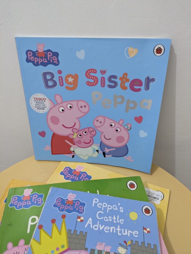 Peppa Pig Interactive Storybooks and Activity Books (Category: Children's Books) located in Cavite. Submitted by lorefcalzado (Listing ID 1467499555, Image 2). Description: Assorted Peppa Pig Books 🦄 Birthday Surprises - P150 (Big board book, touch and feel, interactive lift the flaps, complete flaps, creases on the flaps and back cover) 🦄 Mermaids, Unicorns, and Dragons Sticker Activity Book - P60 (More than 10 activities, answered one activit