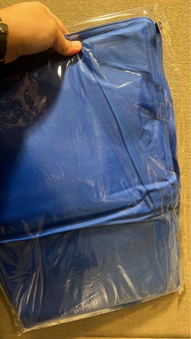 Pet Cooling Mat Blue Dog Summer Pad (Category: Health & Grooming) located in Manila. Submitted by exoitedd (Listing ID 1467459565, Image 3). Description: - Brand new blue cooling mat for dogs and pets - Naturally lowers body temperature to keep pets comfy in hot weather - No electricity, water, or fridge needed—just lay it down and use - Comes complete with the original box and instruction manual - Still sealed in brand new plastic packaging.