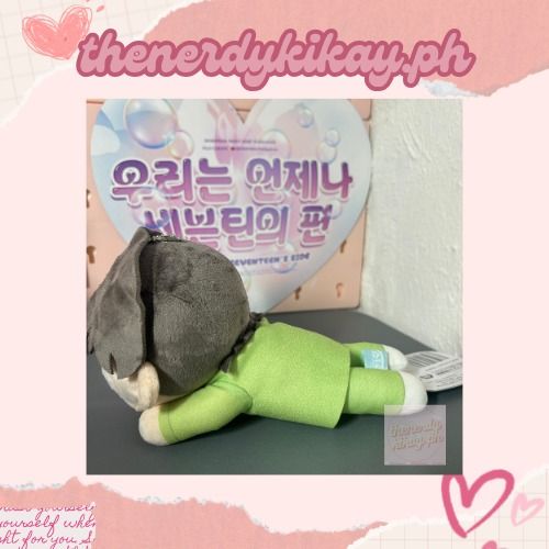 PETITEEN SEVENTEEN THE8/MINGHAO PLUSH (Category: Plushies & Soft Toys) located in Manila. Submitted by queenkhy (Listing ID 1467473090, Image 3). Description: PETITEEN SEVENTEEN THE8/MINGHAO PLUSH- Dressed in a stylish green suit with a patterned inner shirt 💖 official, great condi 💖 dm for more inquiries for photo and videos 💖 rfs: decluttering dm to claim ! 💖 t. seventeen scoups jeonghan joshua jun hoshi wonwoo woozi minghao mingyu dk seung