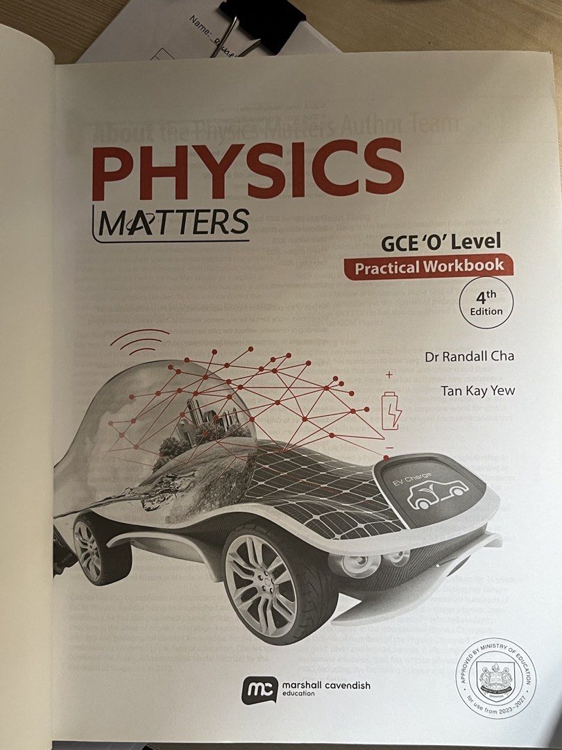 Physics Practical Workbook + Annotated School Notes + Personal Notes (Category: Textbooks) located in Singapore. Submitted by luvcvbs79618 (Listing ID 1467372100, Image 2). Description: Since olevel physics practical 2026 is over, I’m selling all the practical notes I used :) This package contains -physics practical workbook (like new! Used pencil to annotate some of the pages-can be erased if you wanna try some practices) -school notes and some 