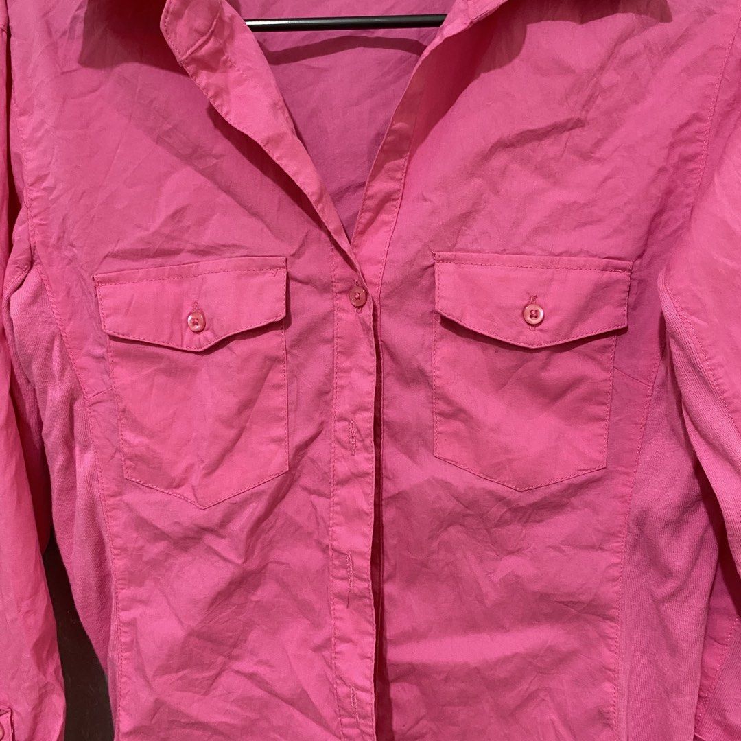 Pink Polo Long Sleeves (Category: Longsleeves) located in Quezon City. Submitted by lovelylittlepreloves (Listing ID 1467397480, Image 2). Description: .