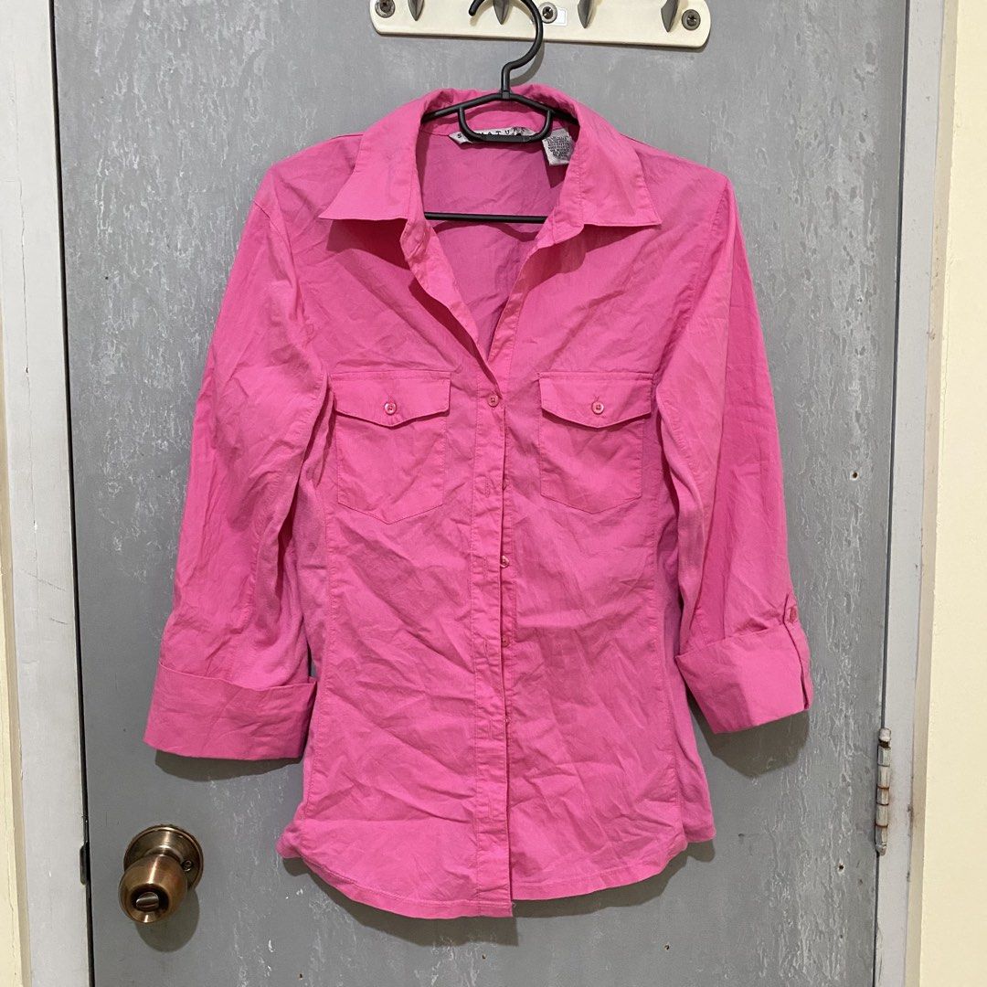 Pink Polo Long Sleeves (Category: Longsleeves) located in Quezon City. Submitted by lovelylittlepreloves (Listing ID 1467397480, Image 1). Description: .