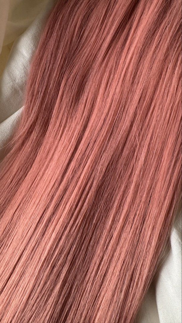Pink Synthetic Lace Wig (Category: Hair Accessories) located in Mandaluyong City. Submitted by panchoboy (Listing ID 1467372912, Image 3). Description: CLOSET CLEAN UP RFS: Used only twice and not using again MOP: Gcash, Bank transfer ONLY NO HAGGLING unless you are getting more than 1 item.