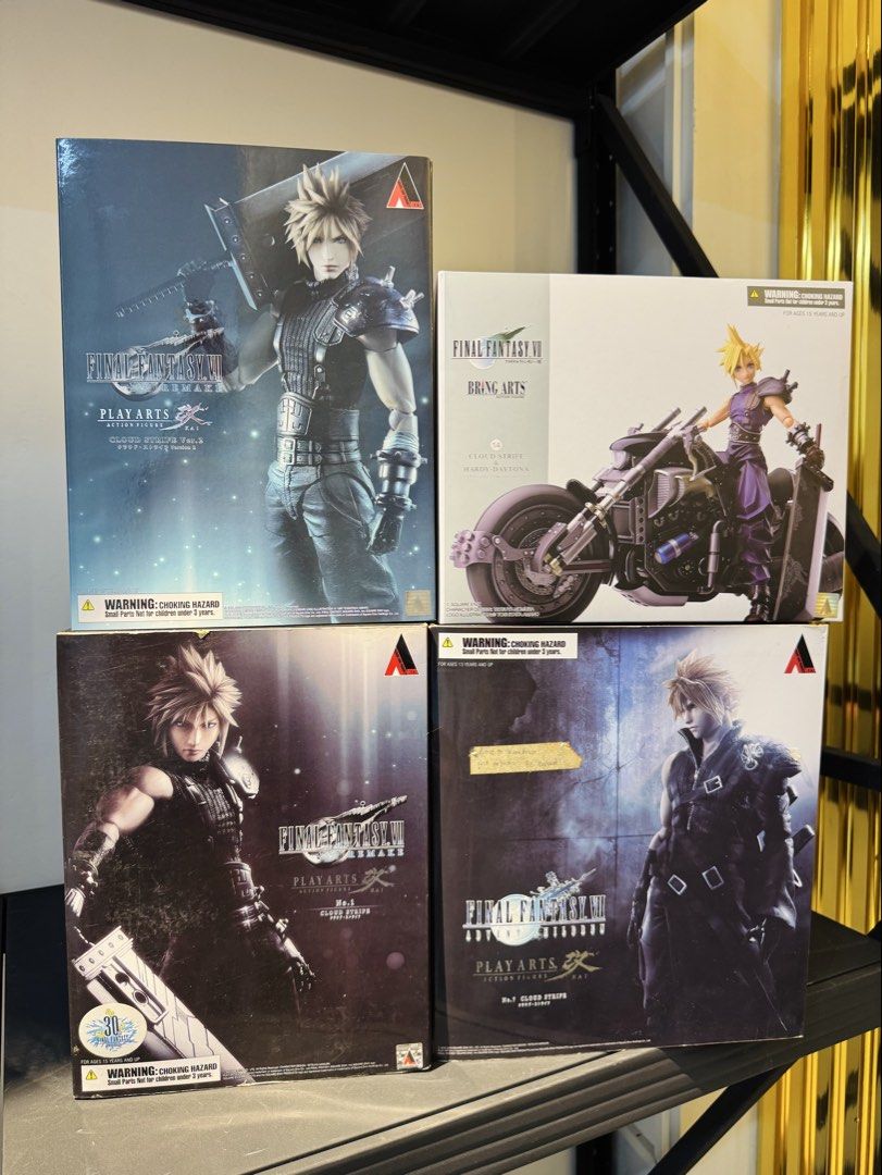 Play Arts Kai Cloud Strife Final fantasy (Category: Figurines & Statues) located in Paranaque City. Submitted by icko007 (Listing ID 1467564685, Image 1). Description: ALL bib no issue Nakapost na photos auto ignore mag papasend pics. Bring Arts - Cloud w/ Hardy Daytona BIB ₱7500 Only Play Arts Kai FF7 Advent Children Cloud Strife BIB ₱5600 Play Arts Kai FF7 Remake v2 reissue Cloud strife - SOLD Play Arts Kai Final Fantasy Rebirth Cloud Strife Re