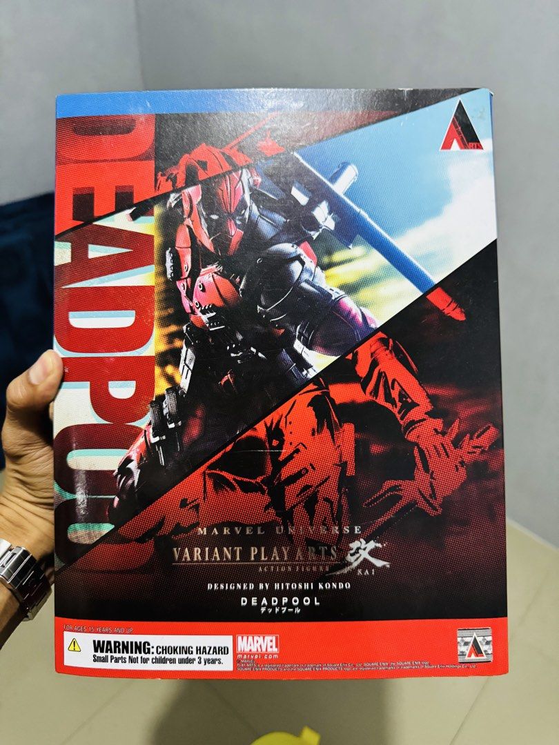 Play Arts Kai Deadpool (Category: Figurines & Statues) located in Paranaque City. Submitted by icko007 (Listing ID 1467562098, Image 1). Description: Play Arts Kai Deadpool Authentic No issue complete Price 3500 No rush Shipping / 1st To Pay Basis Location Paranaque Payment Gcash/Bpi Shipping Lalamove/Lbc (Lbc Via Sched) Buyers Risk / Fee ‼️Seller is not responsible for: lost, stolen, or damaged packages..