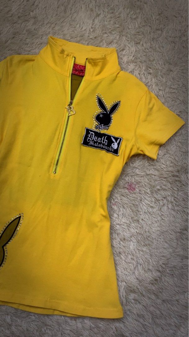 Playboy (Category: Shirts) located in Aloran. Submitted by cowskin_927 (Listing ID 1467595337, Image 3). Description: Play boy Size small No flaws.