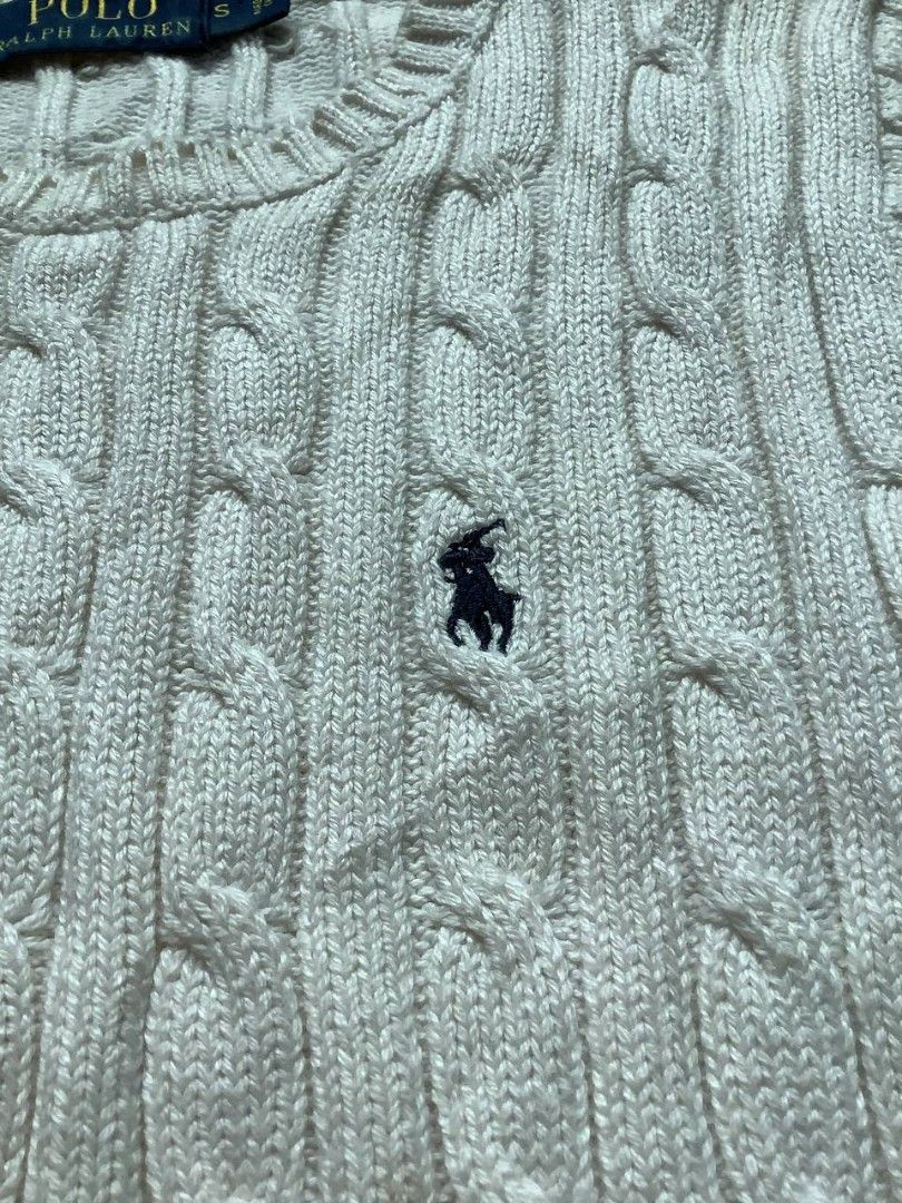 Polo Ralph Lauren Cable-knit Sweater (Category: Luxury Apparel) located in Canaman. Submitted by stayhypethrifted (Listing ID 1467483430, Image 3). Description: .