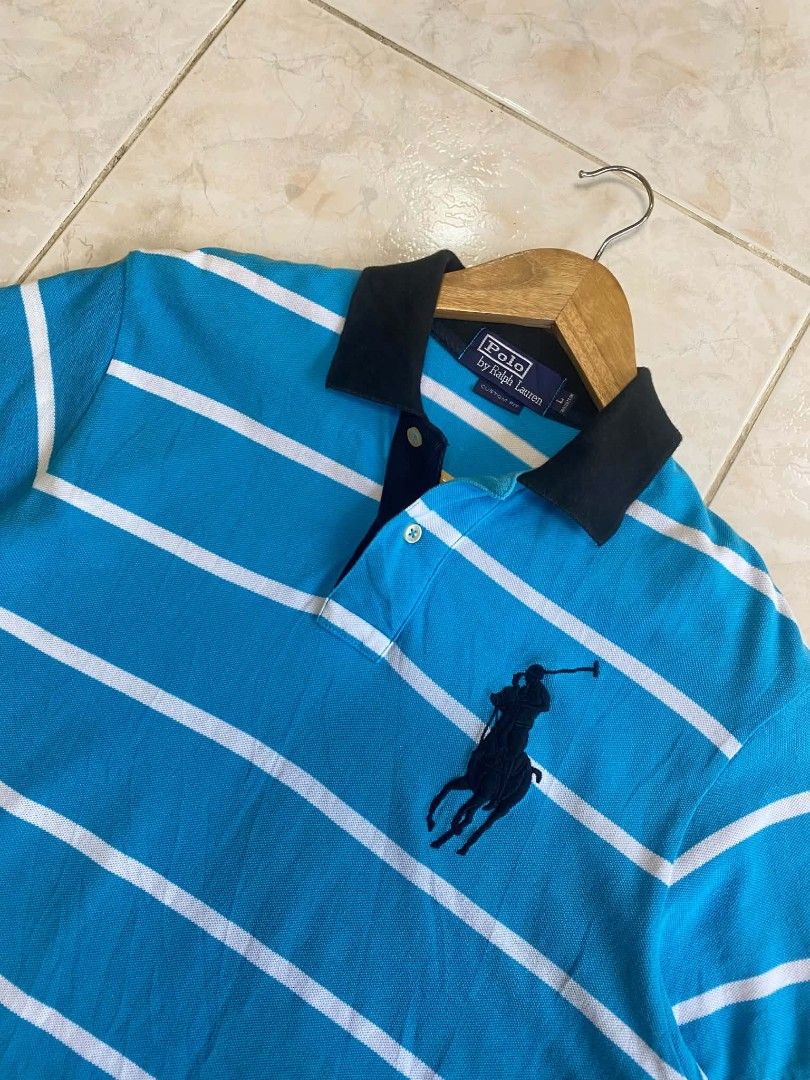 Polo Ralph Lauren Striped (Category: Tshirts & Polo Shirts ) located in Naga. Submitted by jadeyy-thriftcuration724 (Listing ID 1467464966, Image 3). Description: Polo Ralph Lauren Striped Custom fit (Mens) •Pristine Condition •Flat Dimension: 20x28-29 •Issue: Collar Line •Color rate: 9.5/10 •Size: L on tag 🏷️ Price + Shipping fee 📍Cebu 🇵🇭 📥 Message me directly if you're interested 🤝 Limit your expectations, the items are thrifted/UKAY (unl