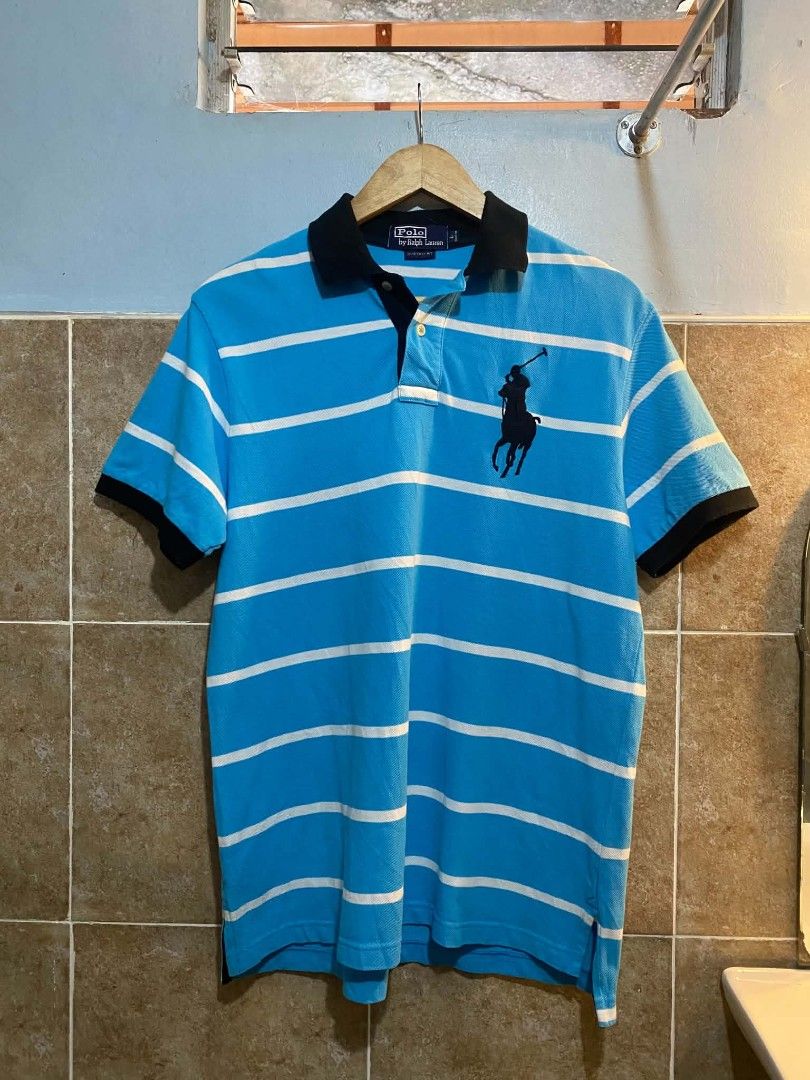 Polo Ralph Lauren Striped (Category: Tshirts & Polo Shirts ) located in Naga. Submitted by jadeyy-thriftcuration724 (Listing ID 1467464966, Image 2). Description: Polo Ralph Lauren Striped Custom fit (Mens) •Pristine Condition •Flat Dimension: 20x28-29 •Issue: Collar Line •Color rate: 9.5/10 •Size: L on tag 🏷️ Price + Shipping fee 📍Cebu 🇵🇭 📥 Message me directly if you're interested 🤝 Limit your expectations, the items are thrifted/UKAY (unl
