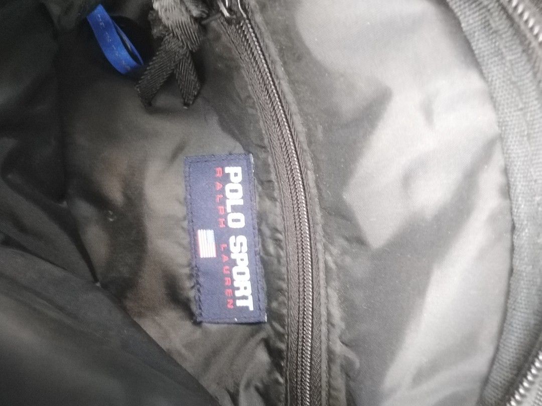 Polo sport (Category: Backpacks) located in General Santos City (Dadiangas). Submitted by evolveorrepeat (Listing ID 1467422790, Image 3). Description: Vtg polo sport teddy bear backpack With sign of usage /issue Zipper working Color rate 9/10 Details posted Dm to purchase!.