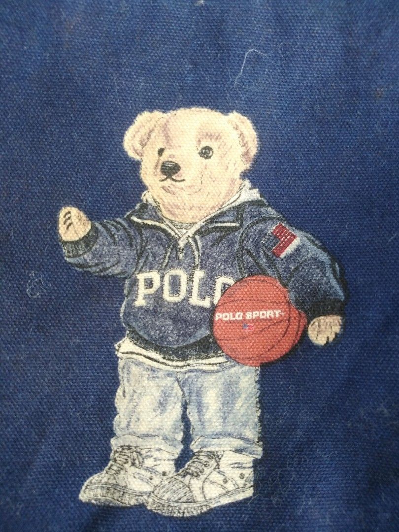 Polo sport (Category: Backpacks) located in General Santos City (Dadiangas). Submitted by evolveorrepeat (Listing ID 1467422790, Image 2). Description: Vtg polo sport teddy bear backpack With sign of usage /issue Zipper working Color rate 9/10 Details posted Dm to purchase!.