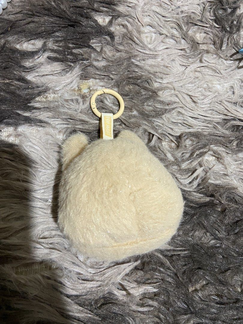POP MART Labubu Monster plush pendant keychain (Category: Plushies & Soft Toys) located in Davao. Submitted by mengsmixitems (Listing ID 1467388303, Image 3). Description: - Authentic Pop Mart Labubu plush keychain - Color: Beige with signature vinyl face and mischievous smile - Includes original steel ring attachment and small Pop Mart tag - Compact and versatile, perfect for accessorizing bags or keys - 100% authentic, trusted seller with fast 