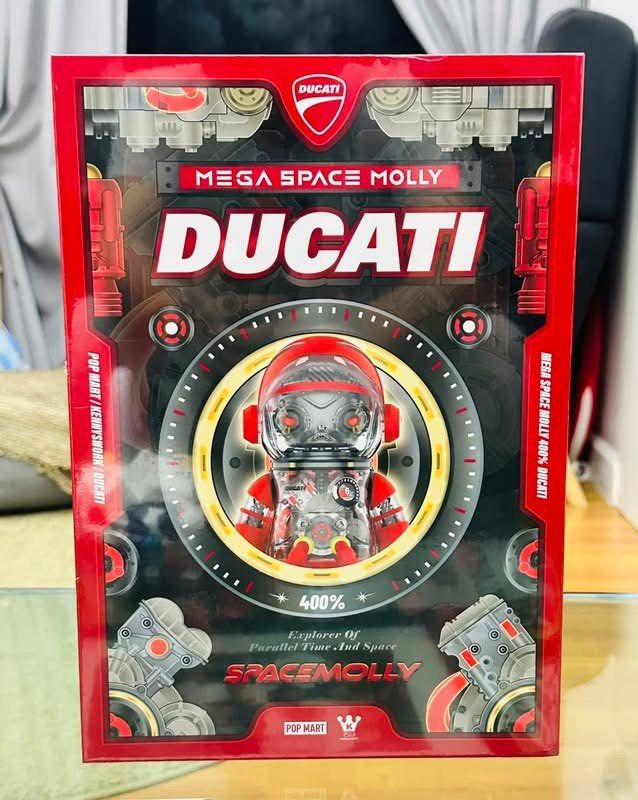 POP MART Mega Space Molly 400% Ducati (Category: Designer & Blind Box Toys) located in Manila. Submitted by saiybelle (Listing ID 1467376140, Image 1). Description: On hand. Sealed Ermita manila location SDD/pickup/j&t.