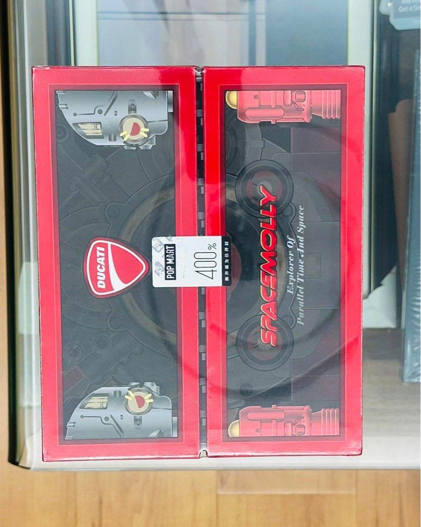 POP MART Mega Space Molly 400% Ducati (Category: Designer & Blind Box Toys) located in Manila. Submitted by saiybelle (Listing ID 1467376140, Image 2). Description: On hand. Sealed Ermita manila location SDD/pickup/j&t.