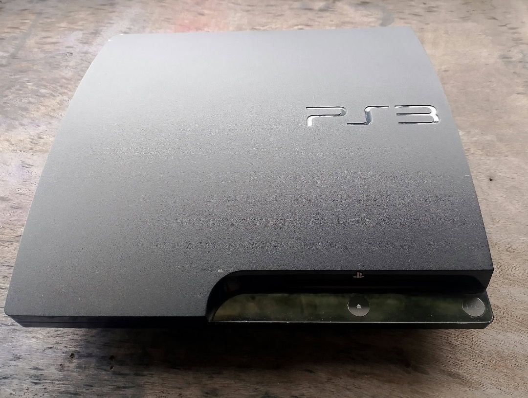PS3 Slim 320gb w/ box - JB (Category: PlayStation) located in Manila. Submitted by clevertree.fdbff1 (Listing ID 1467496591, Image 1). Description: PS3 Slim 320gb w/ box - JB - with approximately 50 games installed (dm for list) - power cable and usb cable included - will throw in 4 original PS3 controllers if u want (3 of them can be turned on and charge but w/ issue - constant button press, 1 wont turn on) - you can also have the God of War 3 C