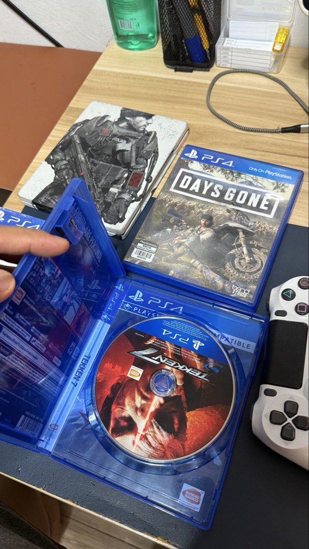 PS4 controller and 3 games (Category: Controllers) located in Manila. Submitted by elizurabalos (Listing ID 1467478277, Image 2). Description: Ps4 games 4pcs plus controller Details nsa pics po Imus loc.
