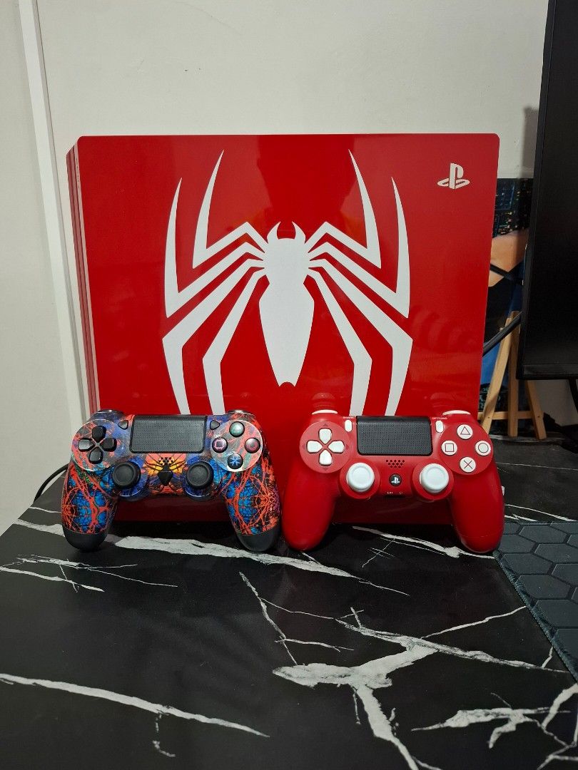 PS4 Pro Spiderman Limited Edition 1TB (Jailbroken) (Category: PlayStation) located in Manila. Submitted by pajarillag35240 (Listing ID 1467534033, Image 1). Description: 🔥 FOR SALE — PS4 PRO SPIDER-MAN LIMITED EDITION 🔥 (Jailbroken) RFS: need funds 💰 For as low as 15,999 only💰 📌 Negotiable Inclusions 🎮 1 OEM Limited Edition Spider-Man controller 🎮 1 DOBE PS4 controller 💾 1TB of Storage 📦 2nd hand used & Complete Cables with Box ✨️ In Goo