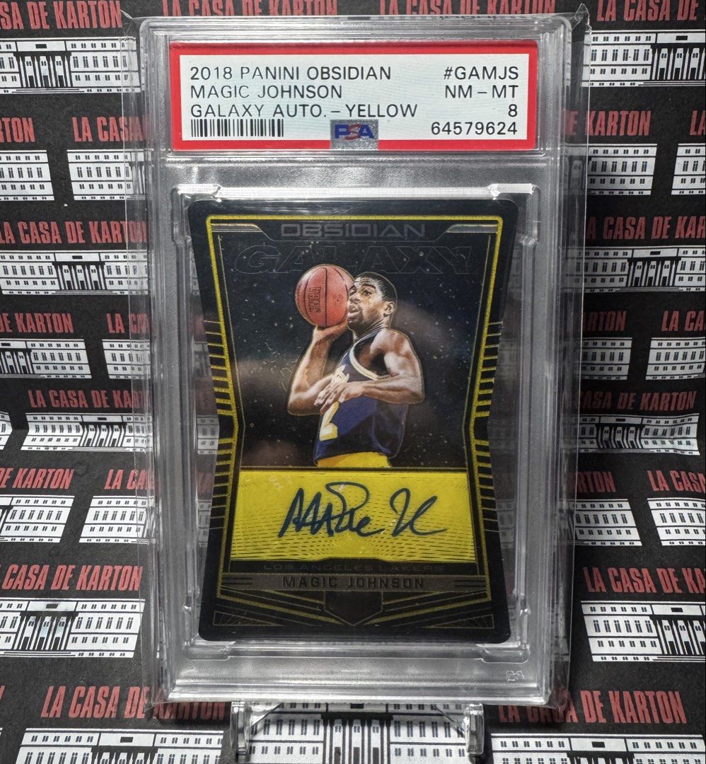 Magic Johnson #GAMJS (Category: Graded Singles) located in Pateros City. Submitted by lacasadekartonph (Listing ID 1467404434, Image 1). Description: Pop 1.